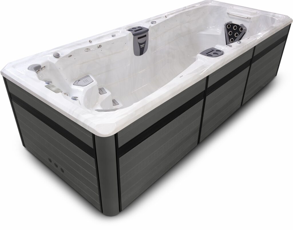 H2X Challenger 19D MAX swim spa, feature detail