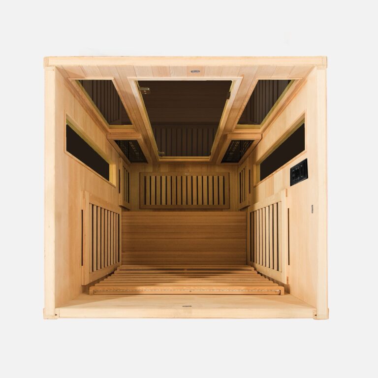 Sweaty GOAT MP2 sauna, top-down view of the interior
