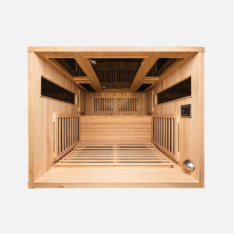 Sweaty GOAT MP3 sauna, top-down view of the interior