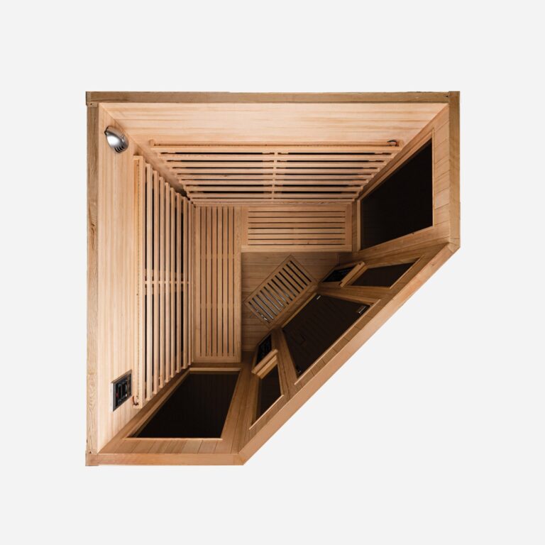 Sweaty GOAT MP3C sauna, top-down view of the interior