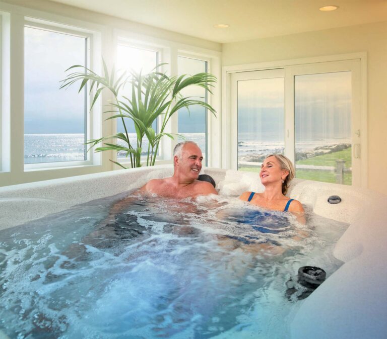 Getaway San Miguel hot tub, in a backyard setting