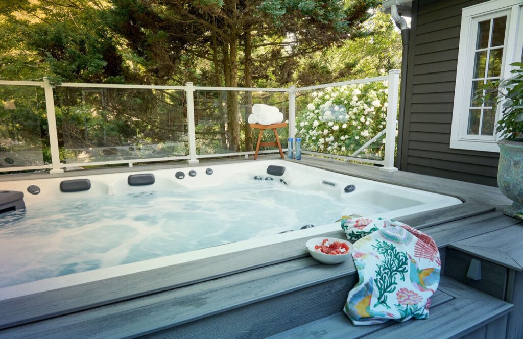 H2X Therapool D swim spa, feature detail