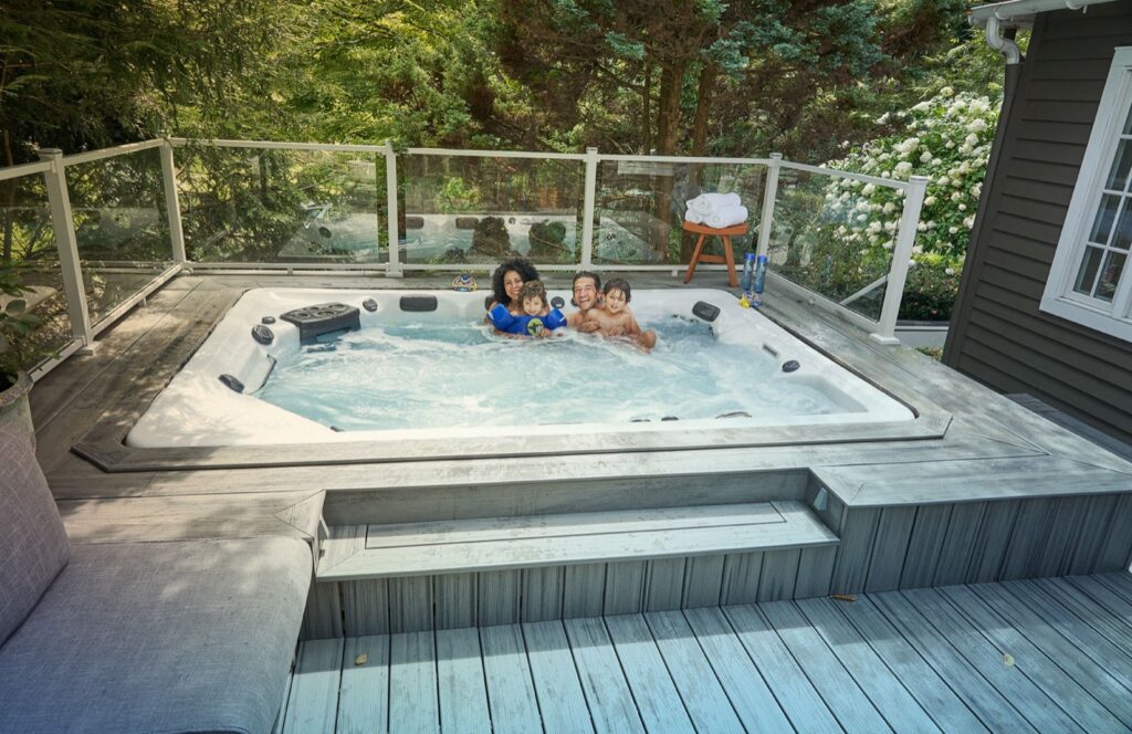 H2X Therapool D swim spa, feature detail